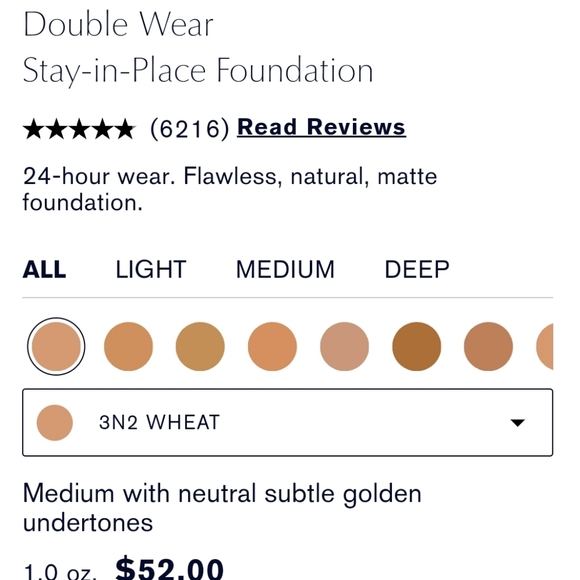 NIB‎ ESTEE LAUDER Double Wear Maximum Cover Foundation 1 FL Oz - Picture 12 of 15